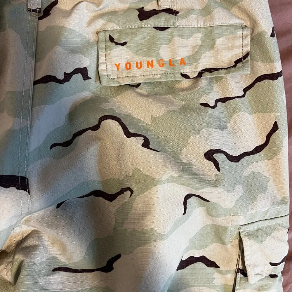 YoungLA 602 Camo Tactical Cargos - Picture 3 of 4